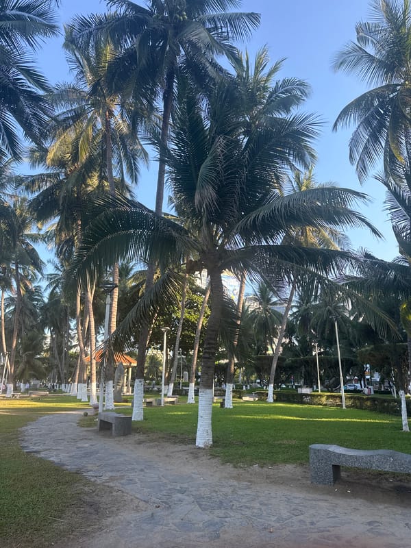 Morning stroll through Nha Trang beachfront and parks
