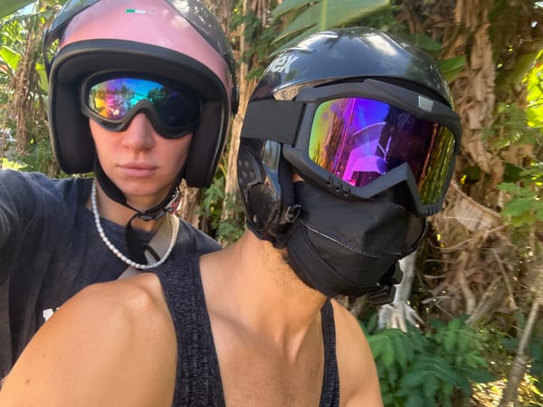 Scooter ride through Kuta Selatan, Bali