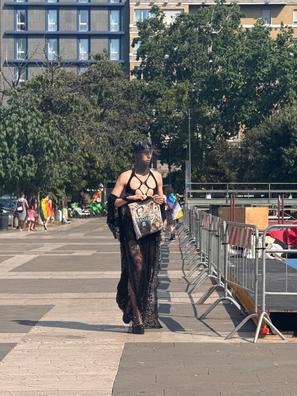 Milan Pride parade rolls through the city center in full swing