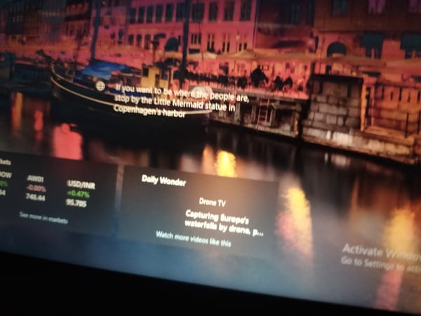 Late-night laptop sessions feature Copenhagen canal screensavers