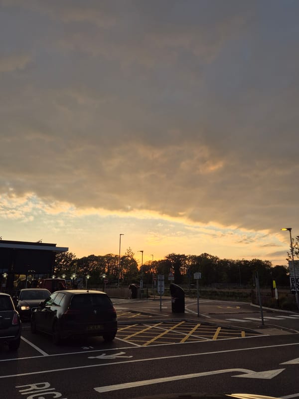 Evening scenes captured across West Suffolk cafes and parking areas