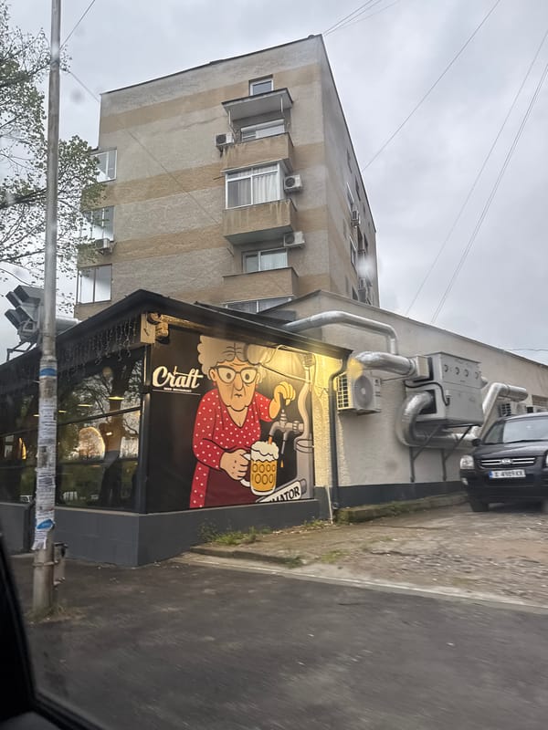 Witness documents commercial buildings and bar interior in Haskovo