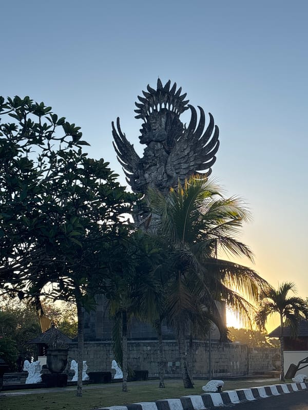 Morning scenes captured at Garuda Wisnu Kencana, Bali