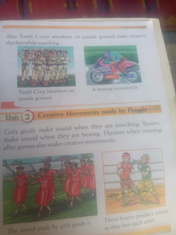 Study session with mixed educational texts in Jauro Yinu, Nigeria