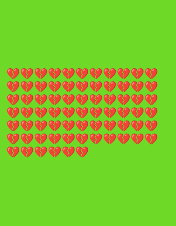 Digital images with hearts and craft supplies captured in Mansehra