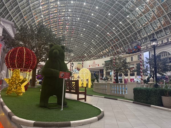 Visitor captures scenes at Moscow's Dream Island theme park