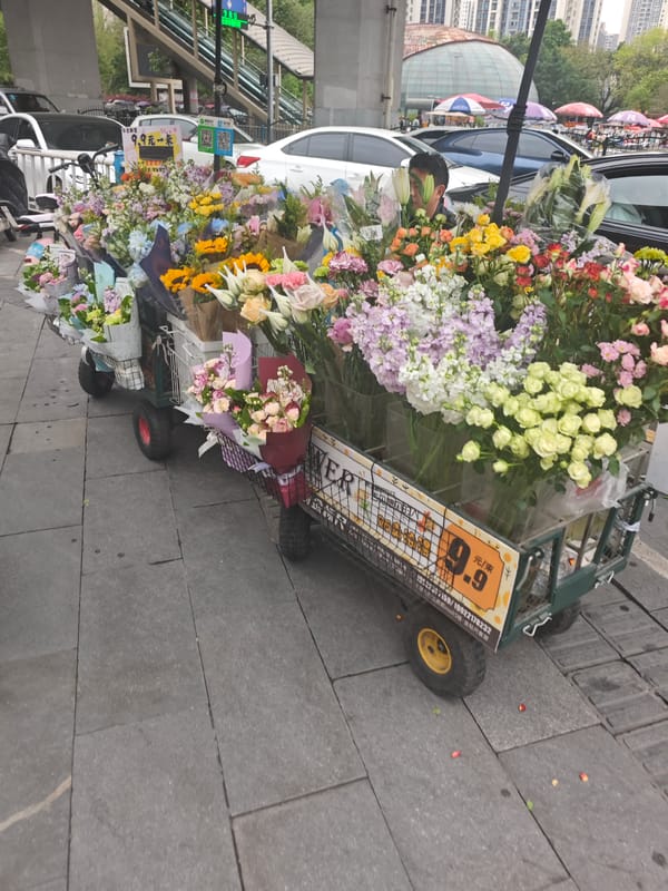 Morning street life scenes in Chongqing High-tech Zone