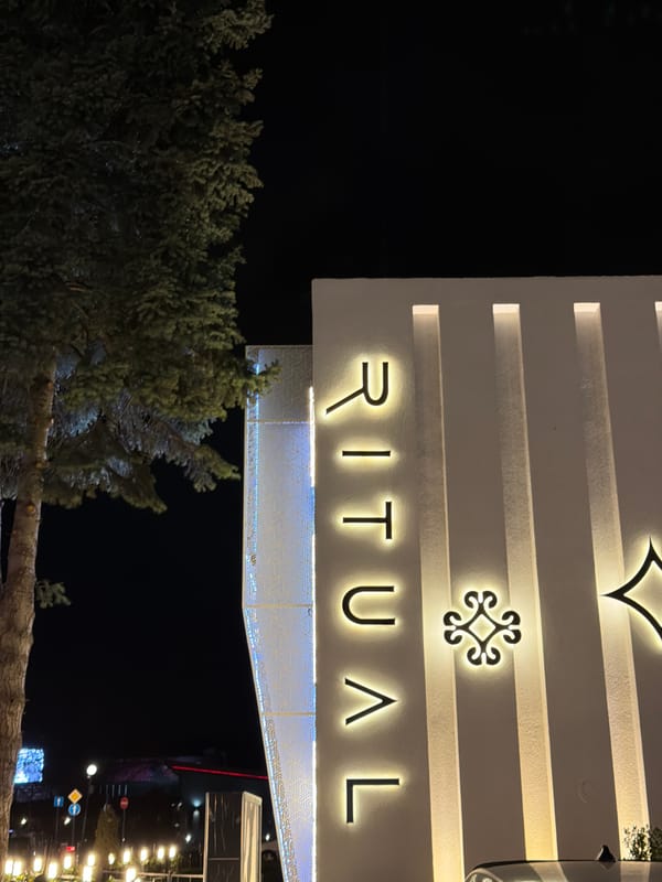 Sofia's illuminated 'Ritual' building documented by witnesses at night