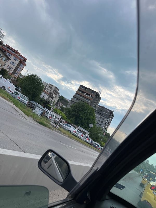 Morning street view captured in Varna, Bulgaria