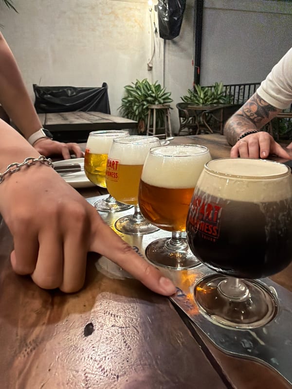 Diner documents restaurant experience in Nha Trang, Vietnam