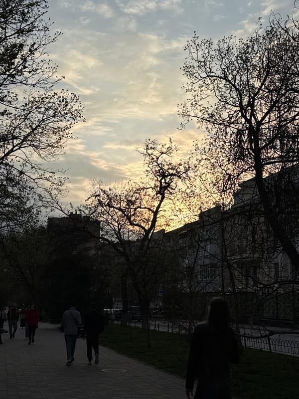 Street scenes documented in Rostov-on-Don during overcast afternoon