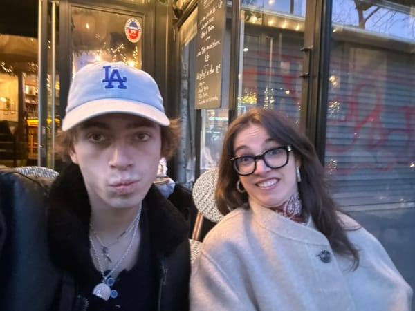 Evening café culture and street life documented across central Paris