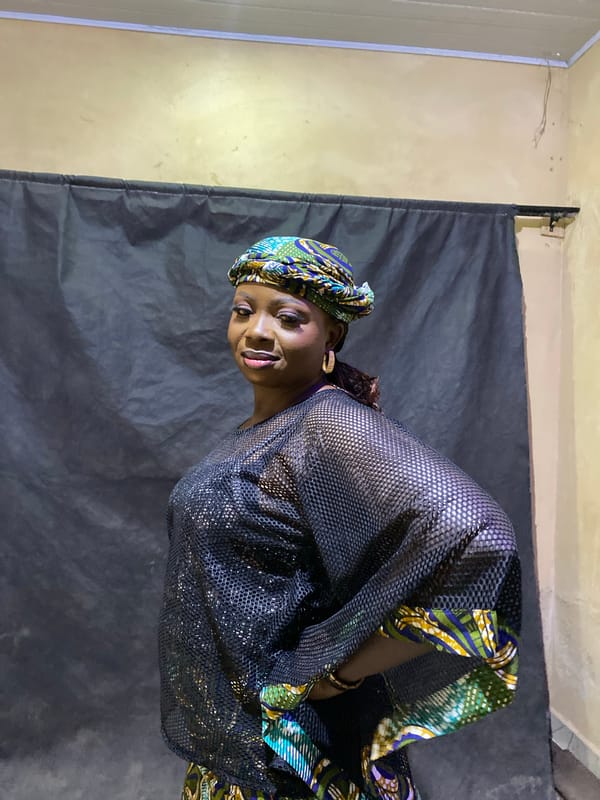 Portrait photography session documented in Kuru Dungus, Nigeria