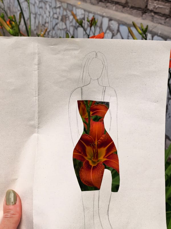 Paper cutout silhouettes layered over nature in Sterlitamak