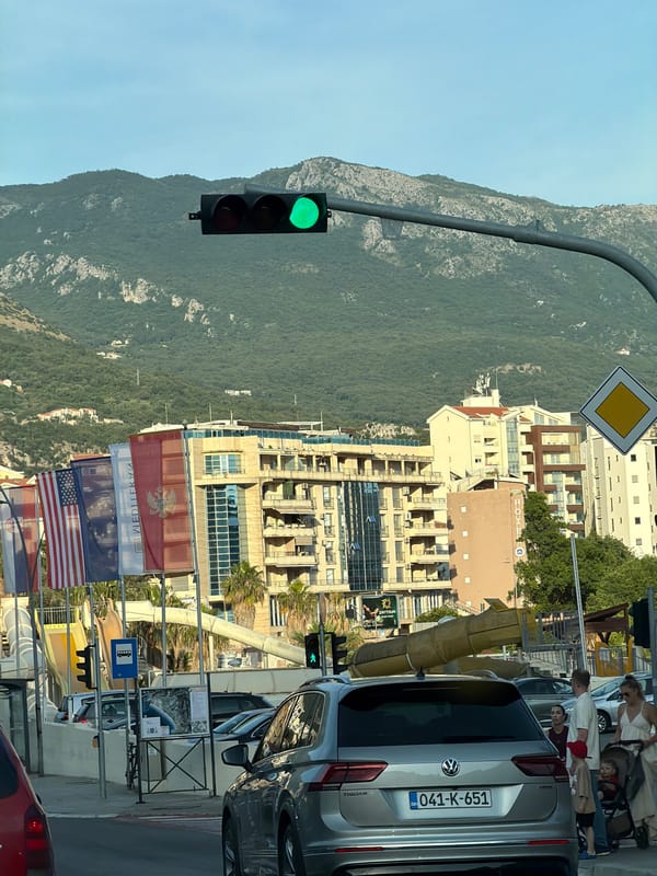 Routine street scenes documented across Montenegro coastal communities