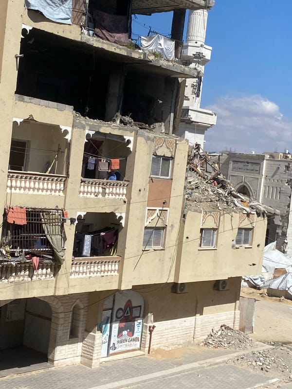 Daily life continues amid destruction in Khan Yunis
