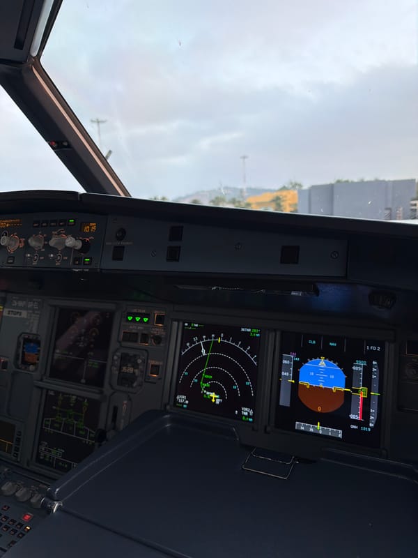 Aircraft operations documented at Tangier airport during dawn hours