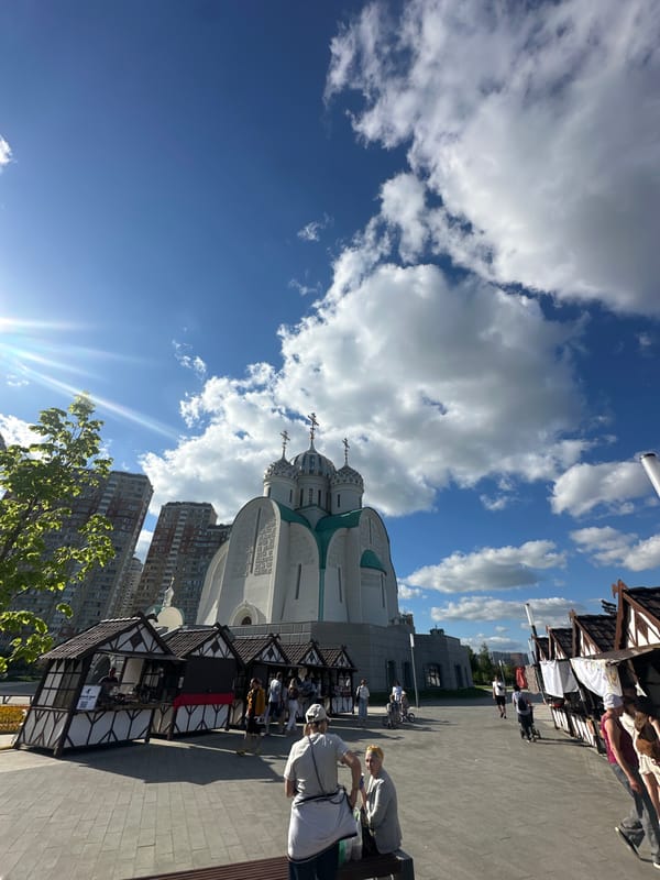 Casual scenes documented across Khimki, Russia during afternoon hours