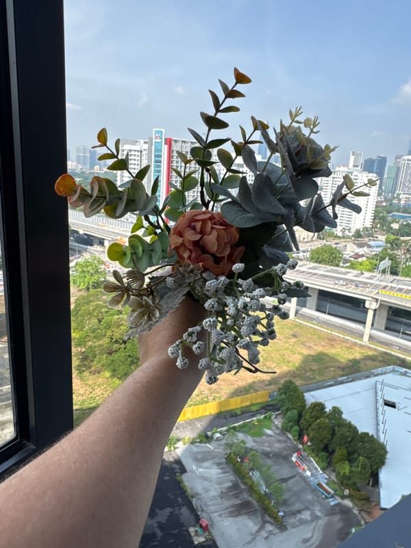 High-rise stay in KL with skyline views and casual room moments