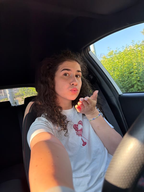 Quick car shots in Sofia, driver's seat selfie session