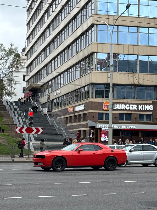 Afternoon theater visit and street scenes documented in Minsk