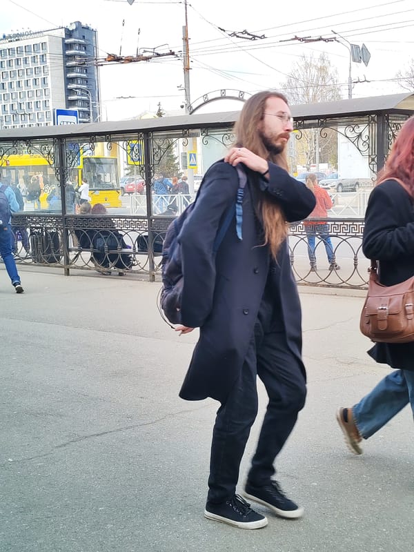 Everyday scenes documented around Yaroslavl train station during morning hours