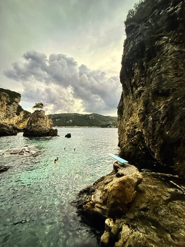 Rocky coastline with overcast skies observed in Sofia, Bulgaria