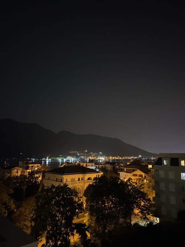 Nighttime coastal views captured across Nha Trang, Vietnam
