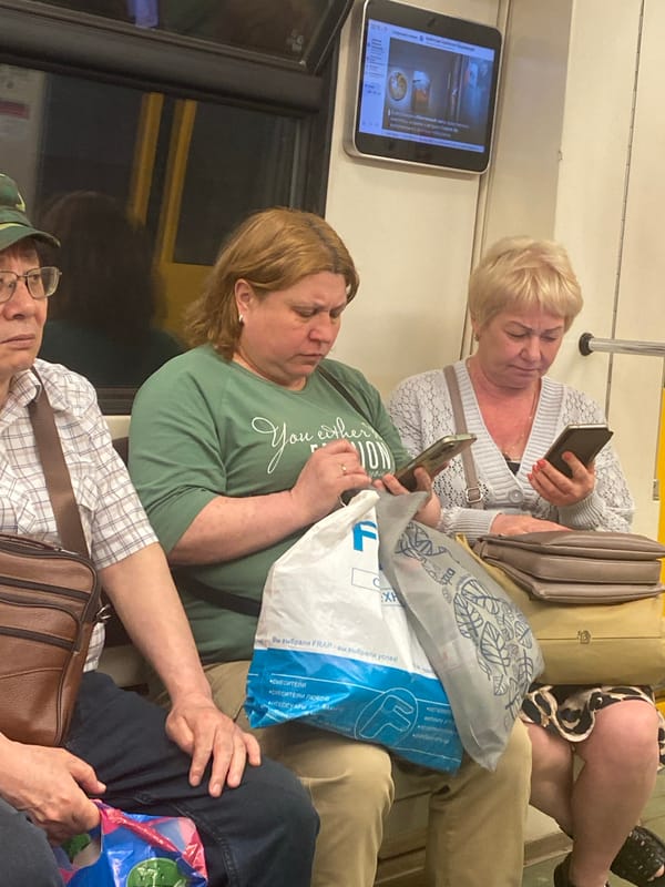 Moscow Metro Daily Life Documented During Evening Rush Hour