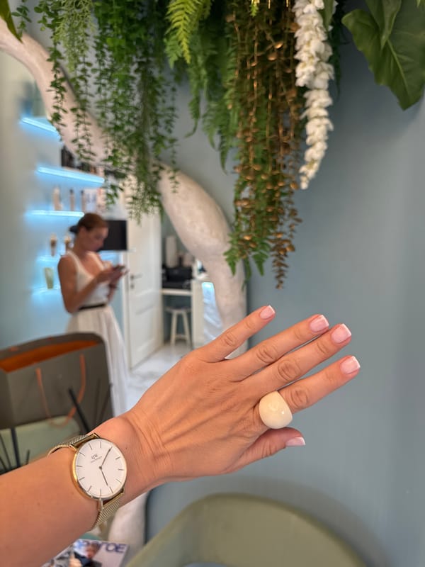Sochi salon day: nails, coffee, and coastal city views