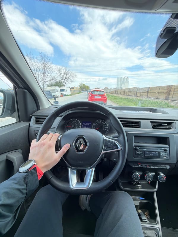 Driver spotted in Renault vehicle in Plovdiv, Bulgaria