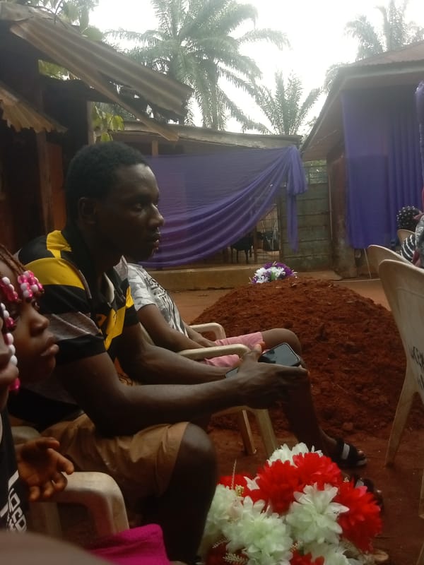 Religious burial ceremony held in Igbo-Ukwu, Nigeria