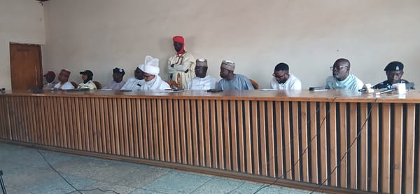 Formal community gathering in Kaduna, Nigeria, morning 2026