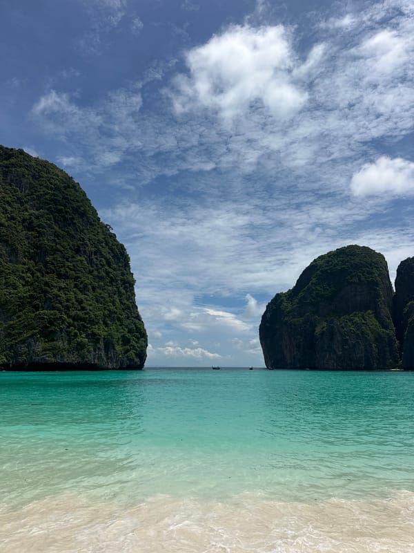 Ao Nang beaches shot from ground and drone at dawn