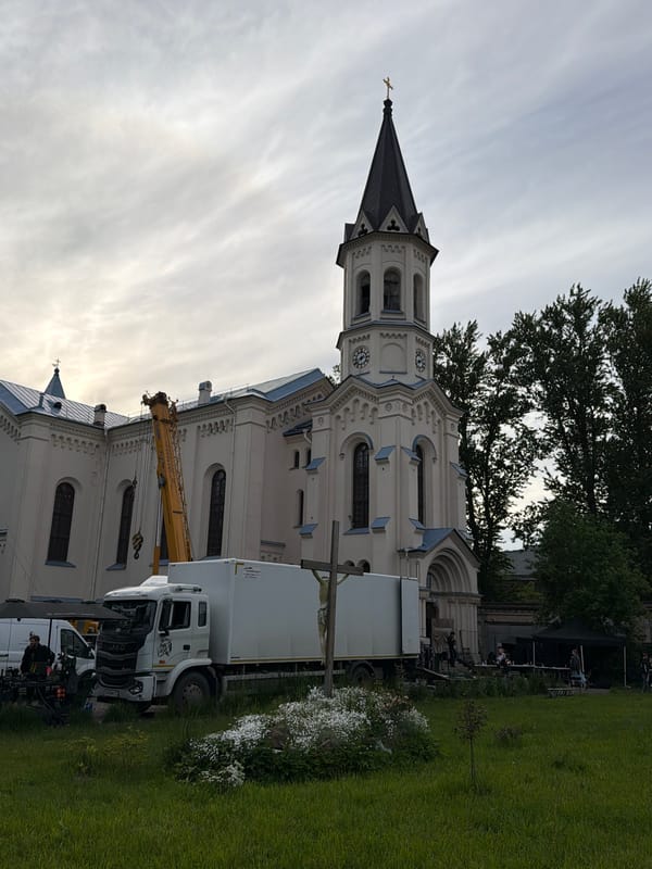 Historic church visit documented in Saint Petersburg