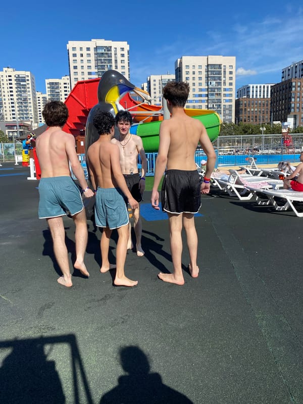 Summer day activities captured at Kazan's Riviera water park