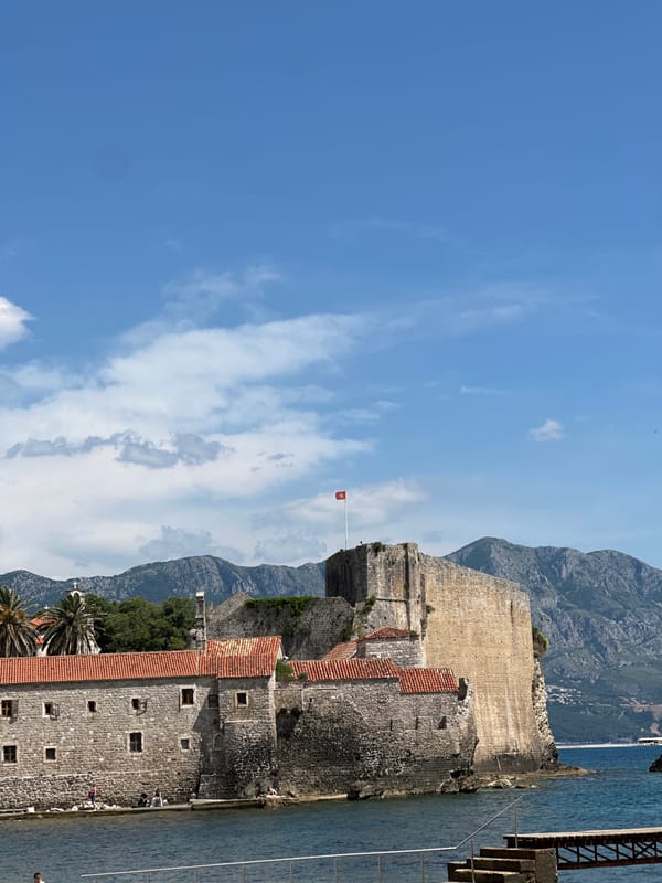 Tourist captures everyday moments around Budva's Old Town and marina