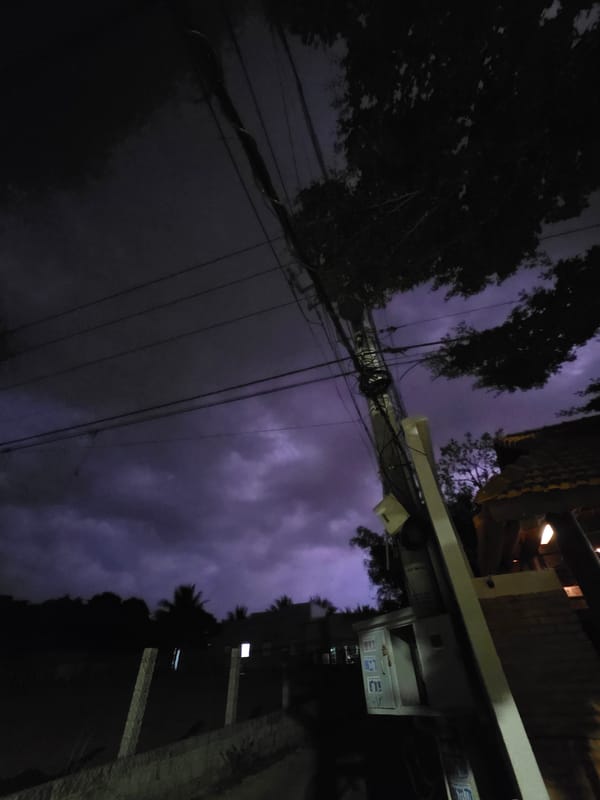 Stormy weather and domestic cat moments captured in Mũi Né