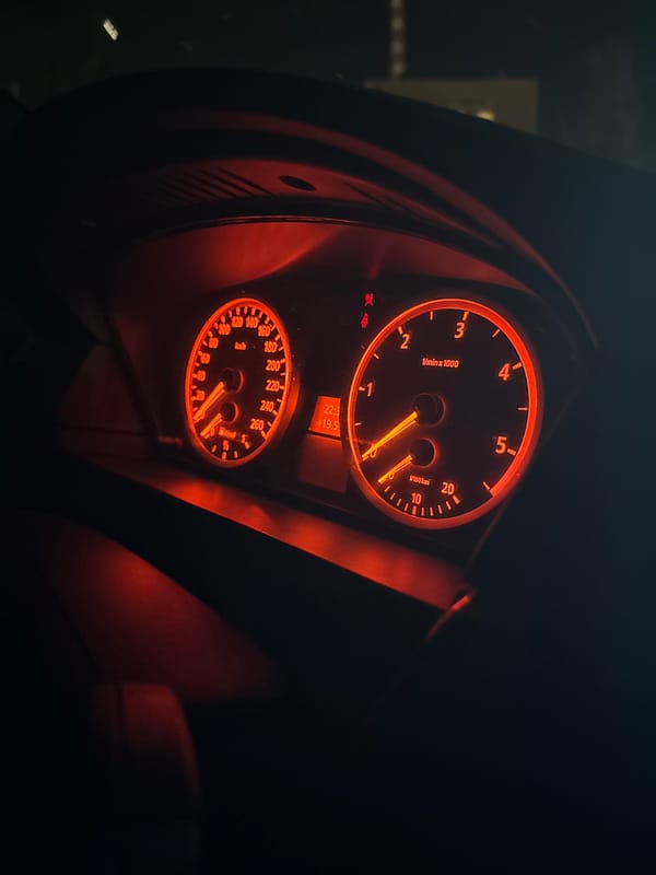 Night driving recorded in Stara Zagora at 33 km/h