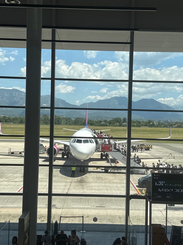 Wizz Air flights moving through Tirana International Airport