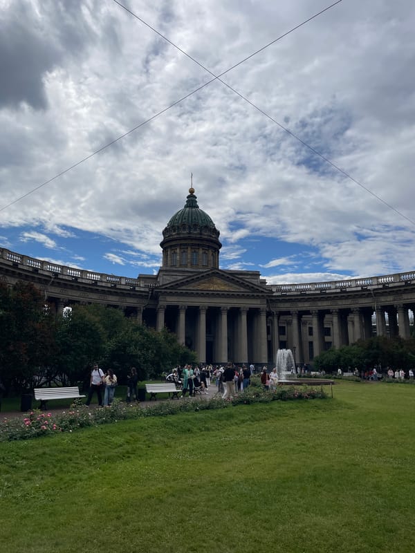 Kazan Cathedral and Singer House on Nevsky Prospekt, Saint Petersburg