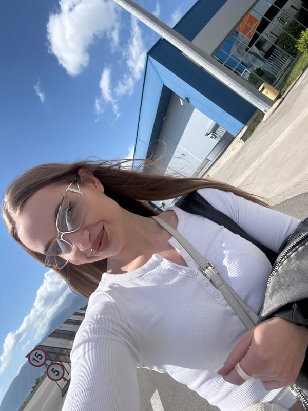 Woman departs Tivat Airport for Belgrade flight via Montenegro