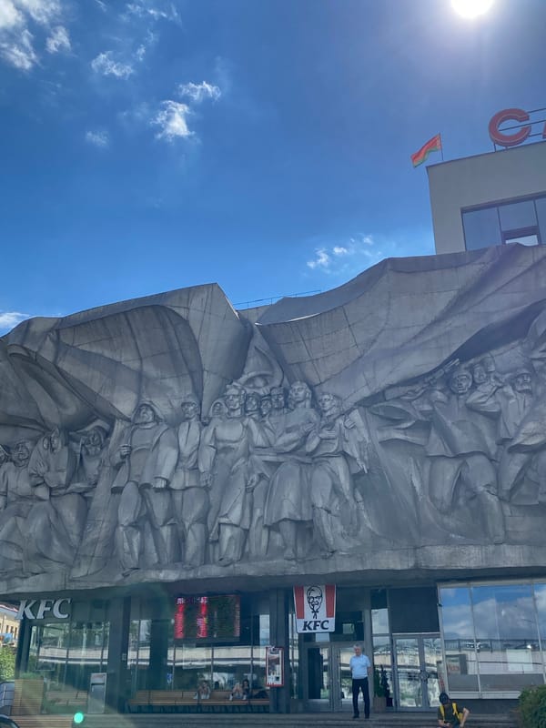 An afternoon roaming Minsk's churches, monuments, and city streets