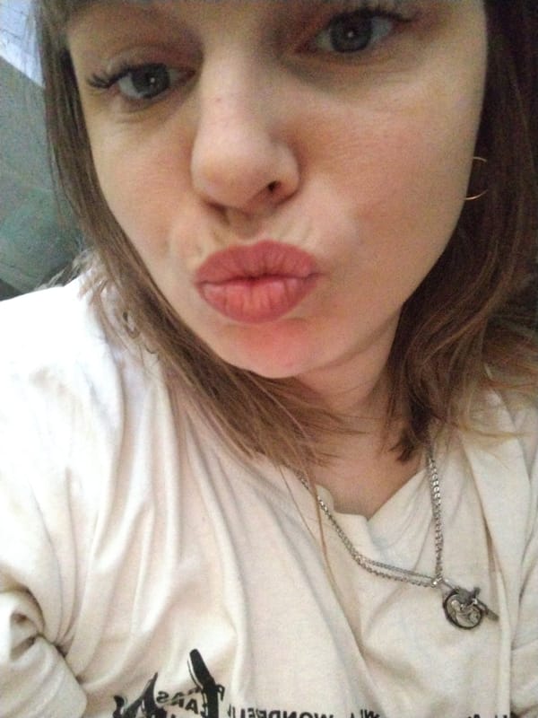Selfie session with hashtag captured in Yaroslavl, Russia