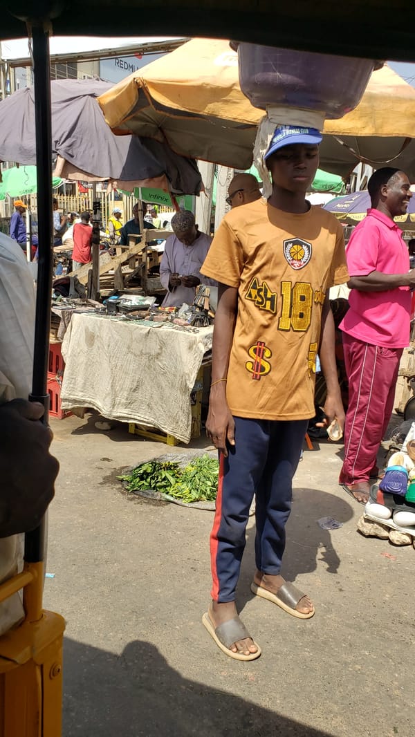 Street scenes documented in Maiburiji market district, Nigeria