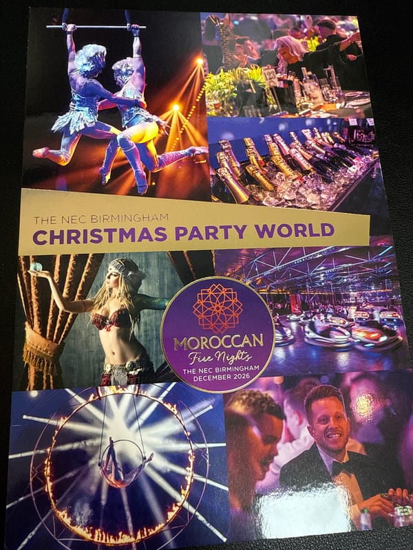 Morning coffee and toast documented amid holiday event materials