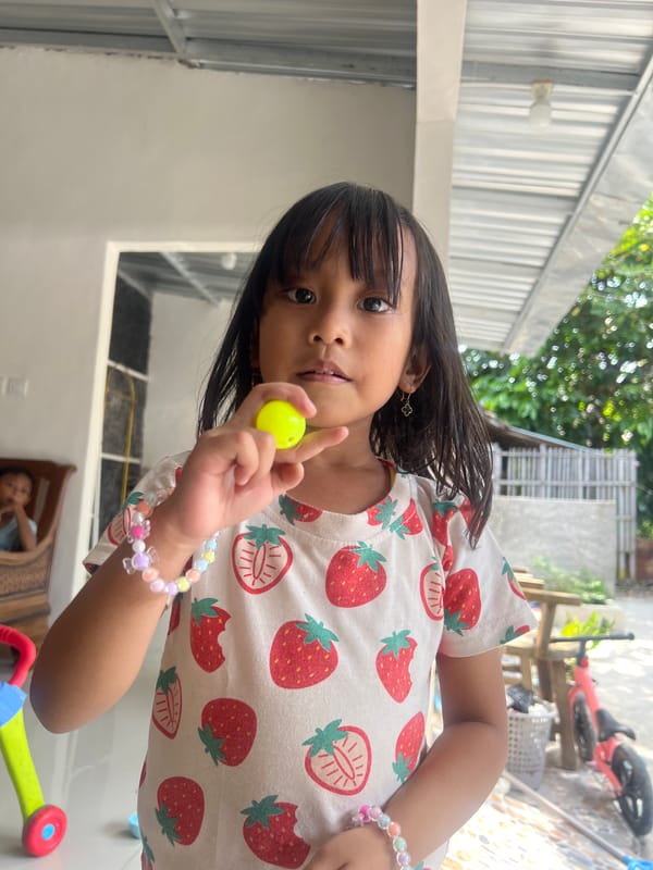Everyday family moments at home in Kecamatan Pati