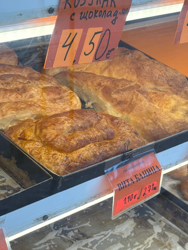 Early morning bakery and street scenes documented in Varna