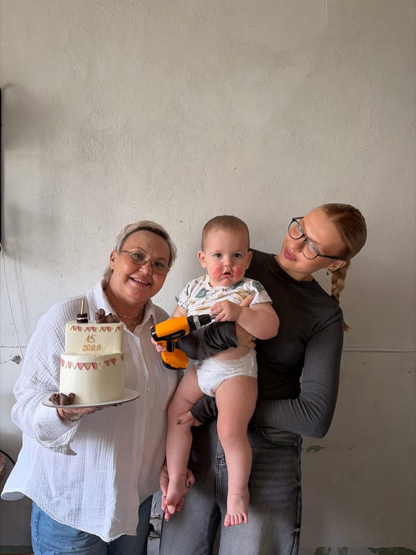 Family celebrates 45th birthday, shares moments in Chaikovsky, Russia