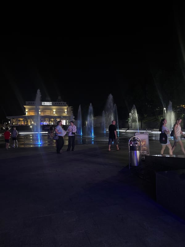 Summer night along Odesa's waterfront and city center